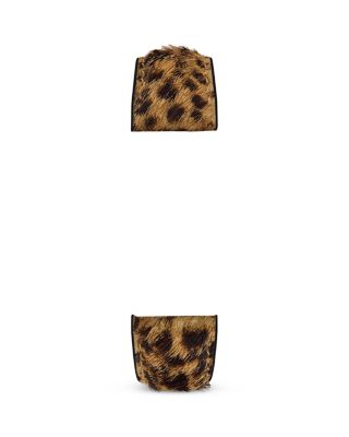 Leopard Print Calf Hair Watch Strap, 16mm