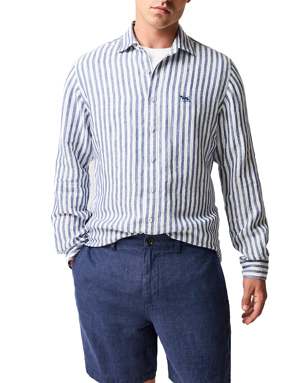 Rodd & Gunn Seadown Linen Striped Shirt