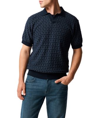 Halken Textured Knit Polo