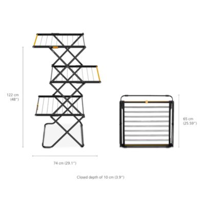Airframe™ Max Clothes Drying Rack with Long Garment Hanging Rails