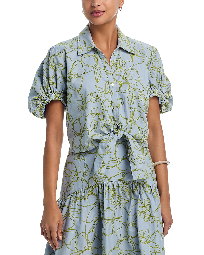 Cinq a Sept Zoanne Embroidered Floral Top