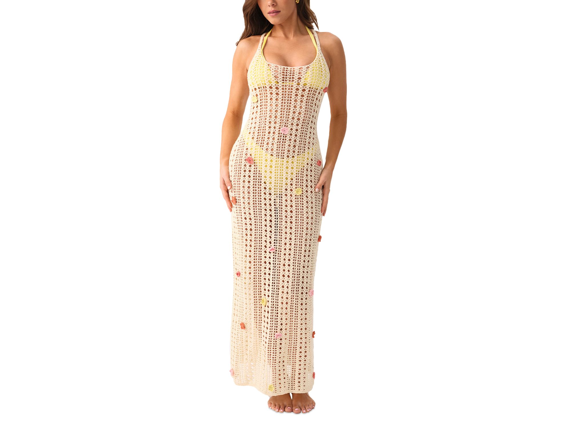Lucy Flower Cover Up Dress - Image 1