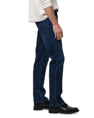Elijah Relaxed Straight Jeans in Tinted Dark