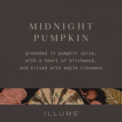 Midnight Pumpkin Large Crackle Glass Candle 21.5 oz.