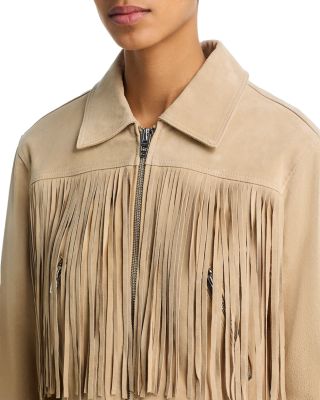 Morning Latte Fringe Jacket