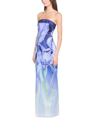 Cyrilla Strapless Column Gown