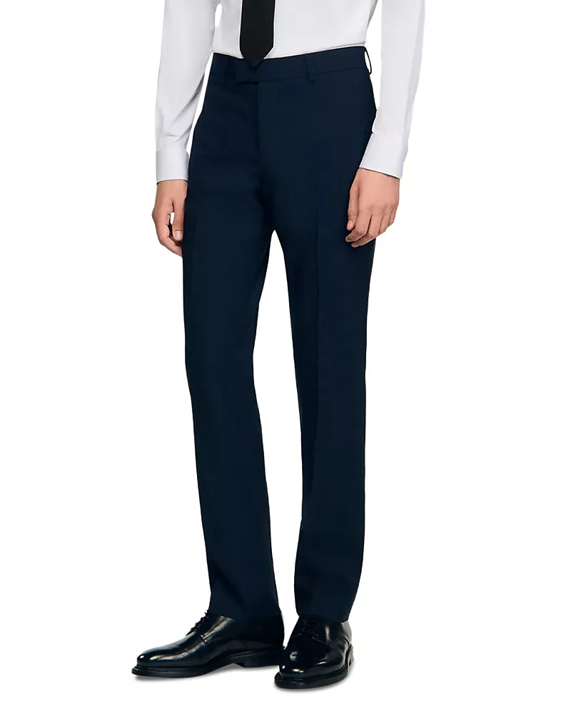 Sandro Wool Suit Trousers