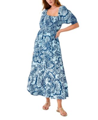  Hadly Short Sleeve Smocked Dress