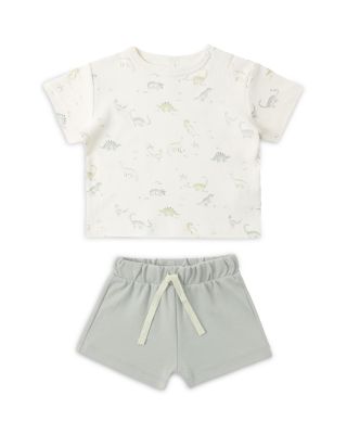 Boys' Boxy Dinosaur Print Tee & Shorts Set - Baby