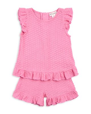 Girls' Popcorn Knit Top & Shorts Set - Baby