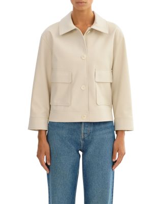 Elara Faux Leather Jacket