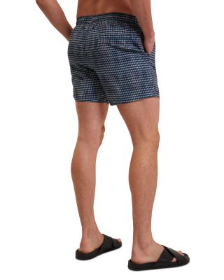 Compten Blurred Check Swim Shorts