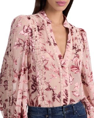 Arlette Lace Trim Blouse