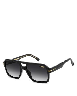 Double Bridge Square Sunglasses, 56mm