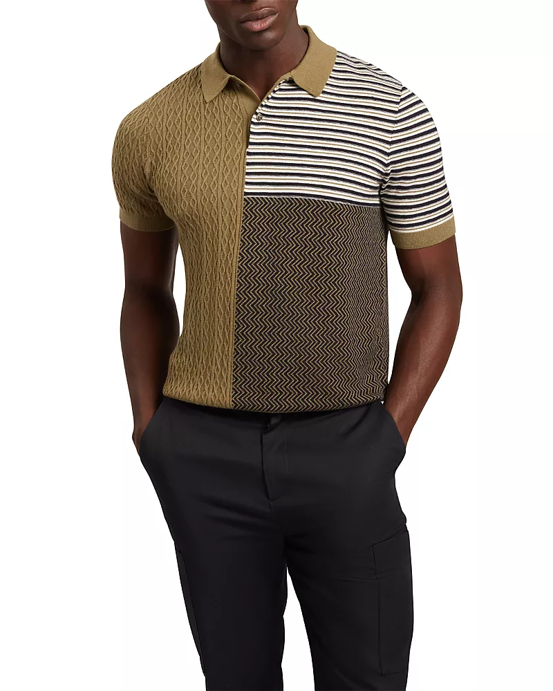 Ted Baker Minsta Color Blocked Polo Shirt