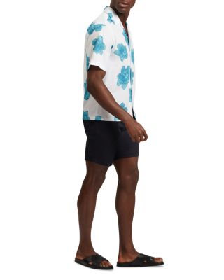 Atalai Short Sleeve Seersucker Floral Shirt