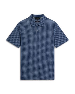 Zumurud Short Sleeve Painted Geo Polo