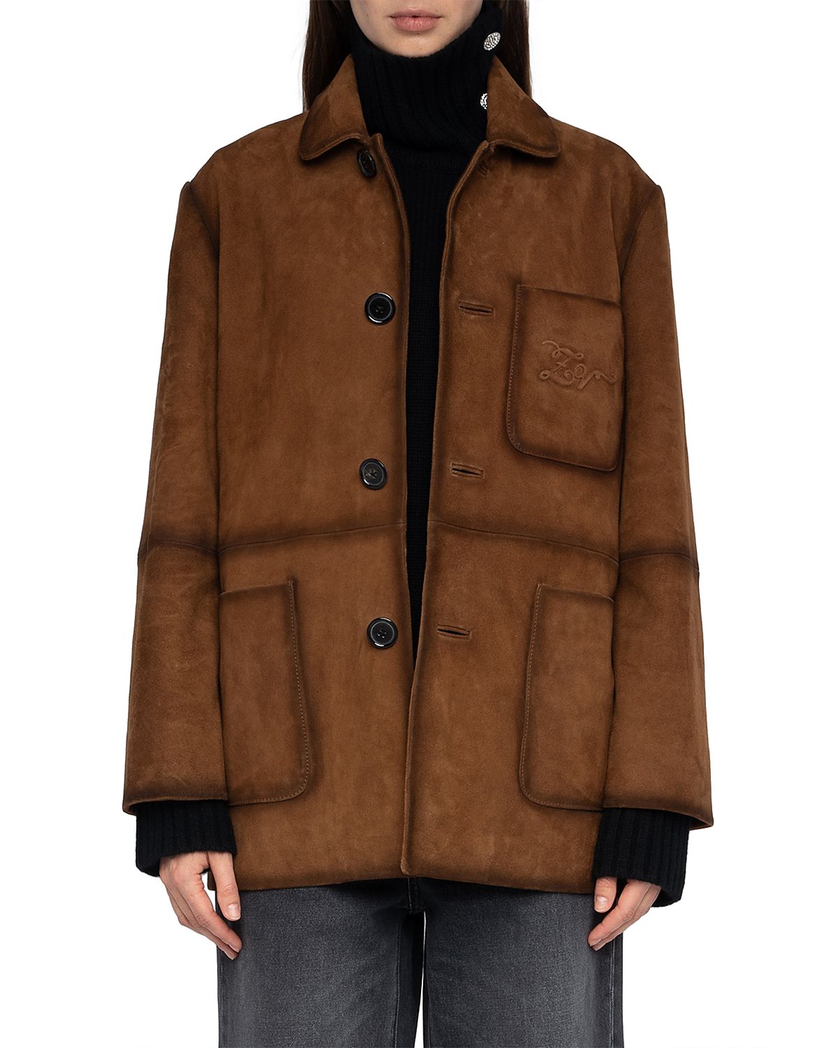 Zadig & Voltaire Venezia Suede Jacket