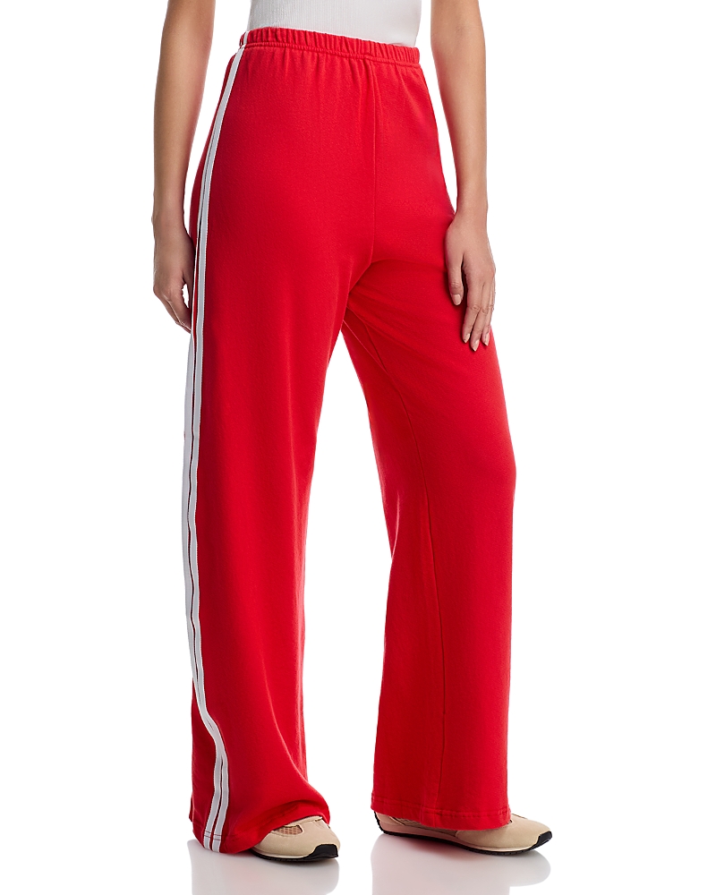 Aqua Simone Side Stripe Wide Leg Sweatpants - Exclusive