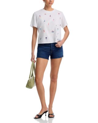 Haley Beachgoers Boxy Crop Tee - Exclusive