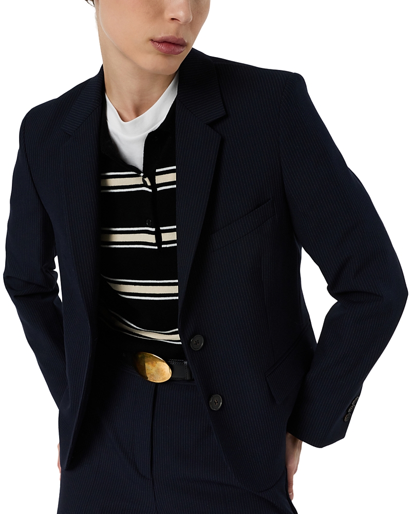 Gerard Darel Tayana Pinstripe Blazer