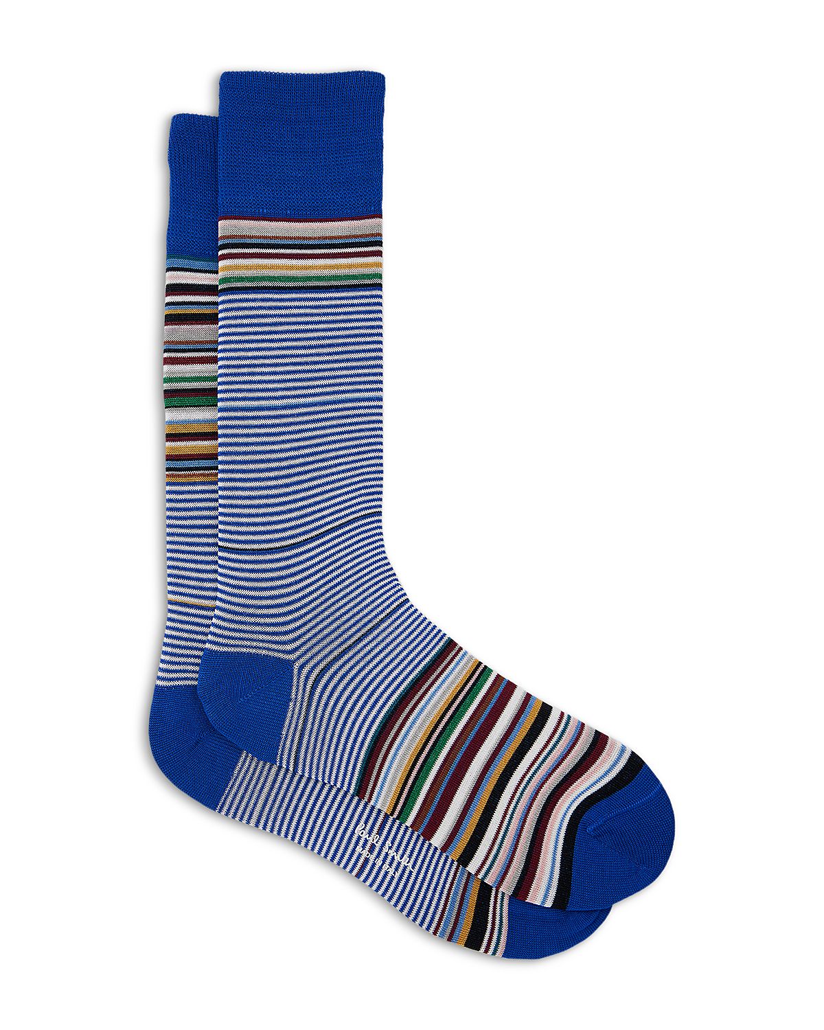 Paul Smith Odd Stripe Crew Socks