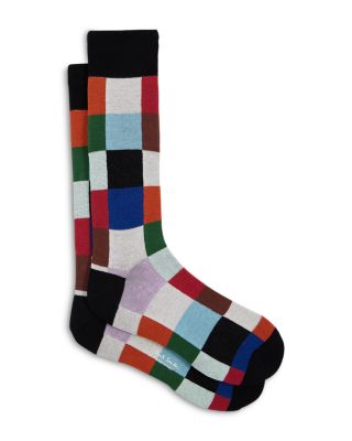 Norwich Check Crew Socks