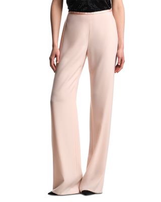 Straight Satin Waist Pants
