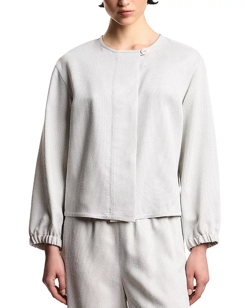 Emporio Armani Textured Zip Jacket