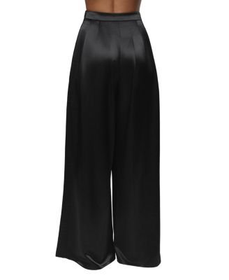  Satin Bliss Pleated Pant