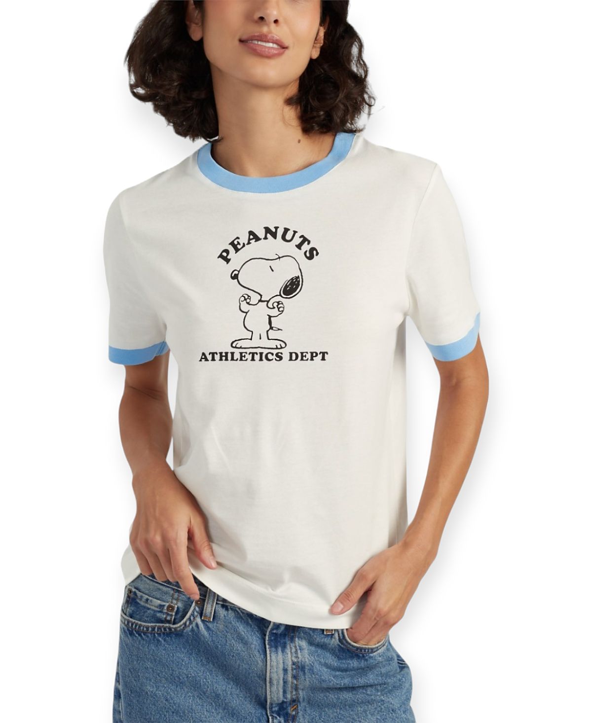 Chinti & Parker Women's Cotton Snoopy Athletics T-Shirt