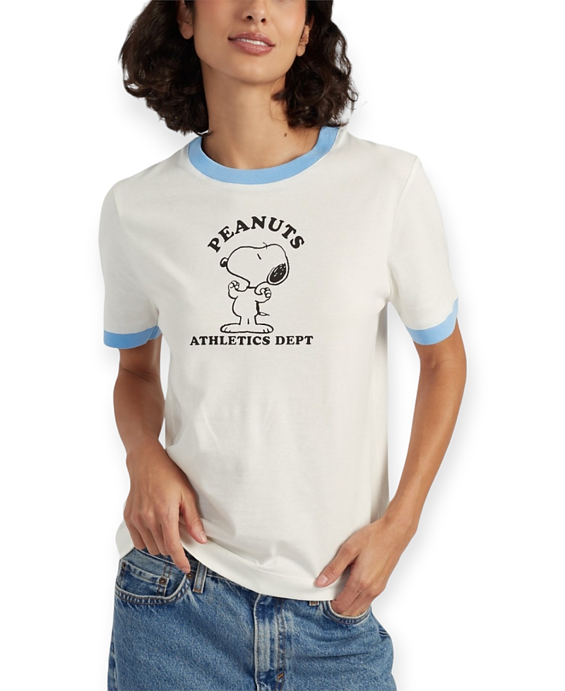 Chinti & Parker Women's Cotton Snoopy Athletics T-Shirt