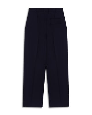 Wool Pleated Pants
