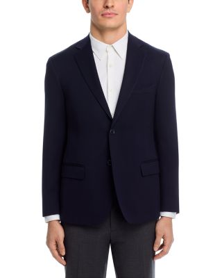 Textured Solid Regular Fit Classic Jacket - Exclusive