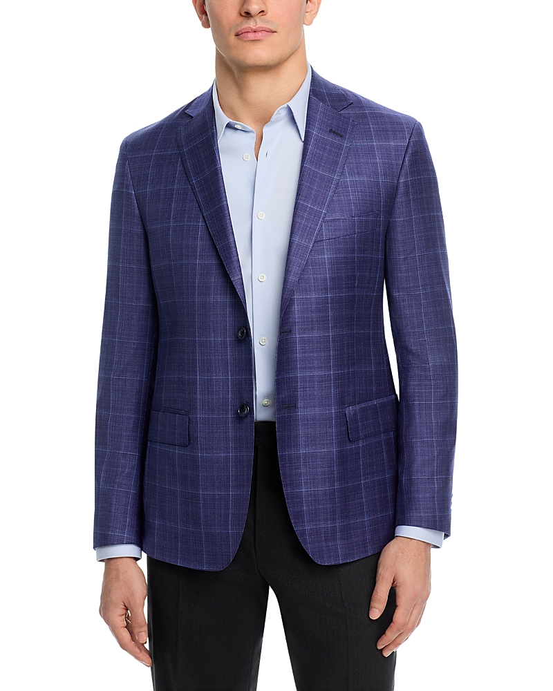 The Men's Store at Bloomingdale's Tonal Plaid Regular Fit Classic Jacket - Exclusive