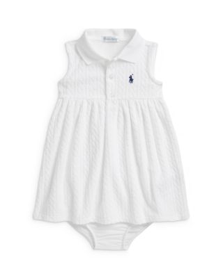 Girls' Mini Cable Terry Polo Dress - Baby
