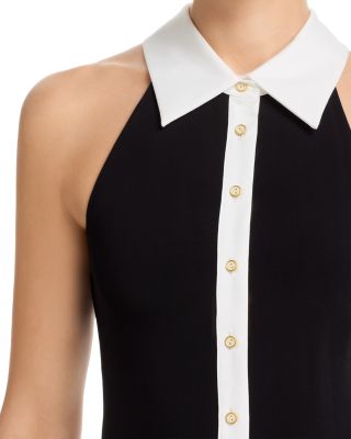 Tate Faux Leather Sleeveless Dress