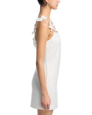 3D Floral Strap Mini Dress - Exclusive