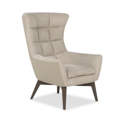 Florence Leather and Fabric Chair