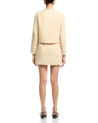 Pearl Tweed Blazer & Pearl Tweed Mini Skirt- Exclusive