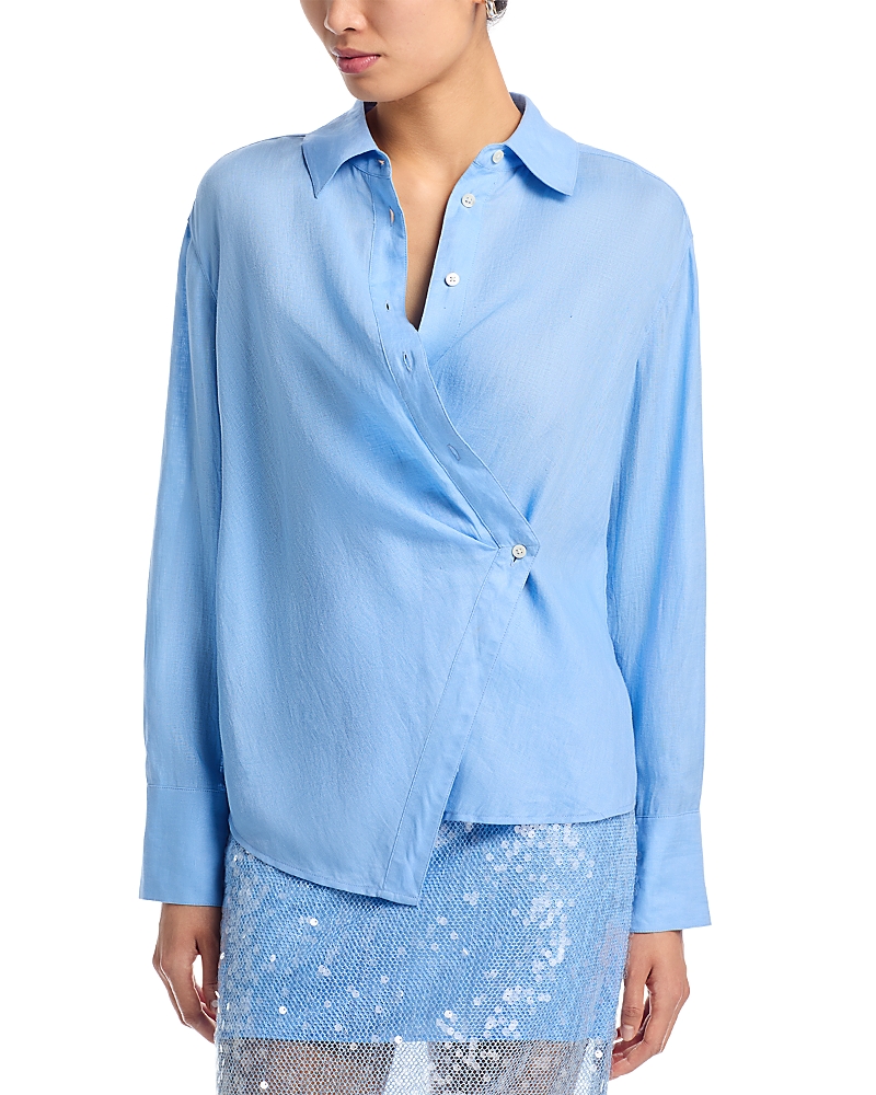 Veronica Beard Perezzi Linen Shirt