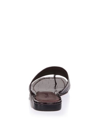 Women's Maycie Croc Embossed Slides