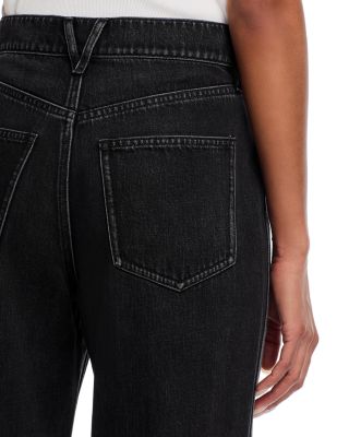 Kasey Mid Rise Wide Leg Jeans in Washed Ony