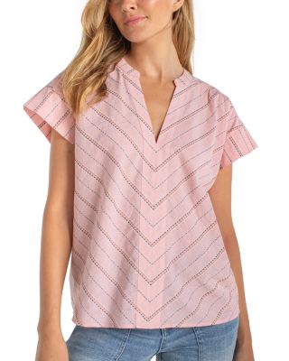 Short Sleeve Popover Top