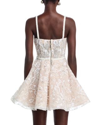 Midnight Bridal Sequin Mini Dress