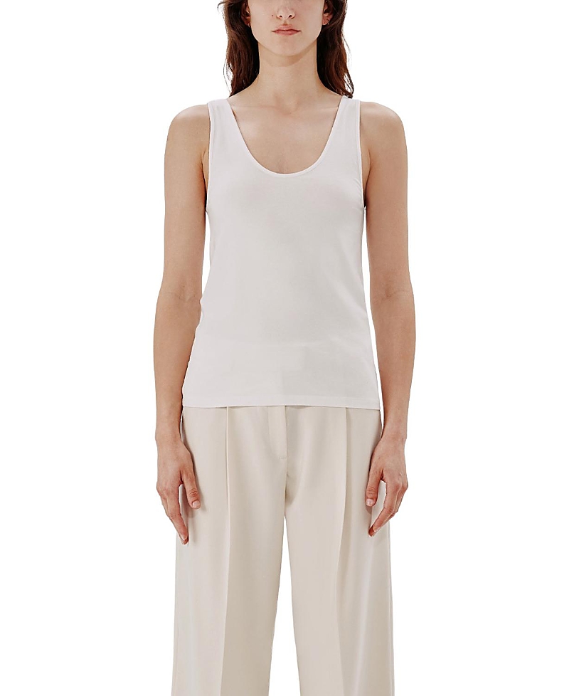 Another Tomorrow Slim Tank Top