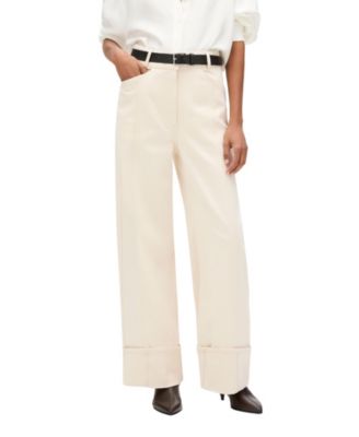  Cuffed Denim in Natural Wash