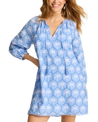 Catalina Coast Eyelet Swim Cover-Up Dress