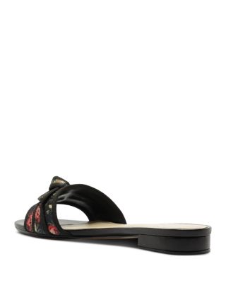 Women's Grossgrain Bow Slides