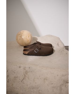 Women's Boston Suede Soft Footbed Clogs